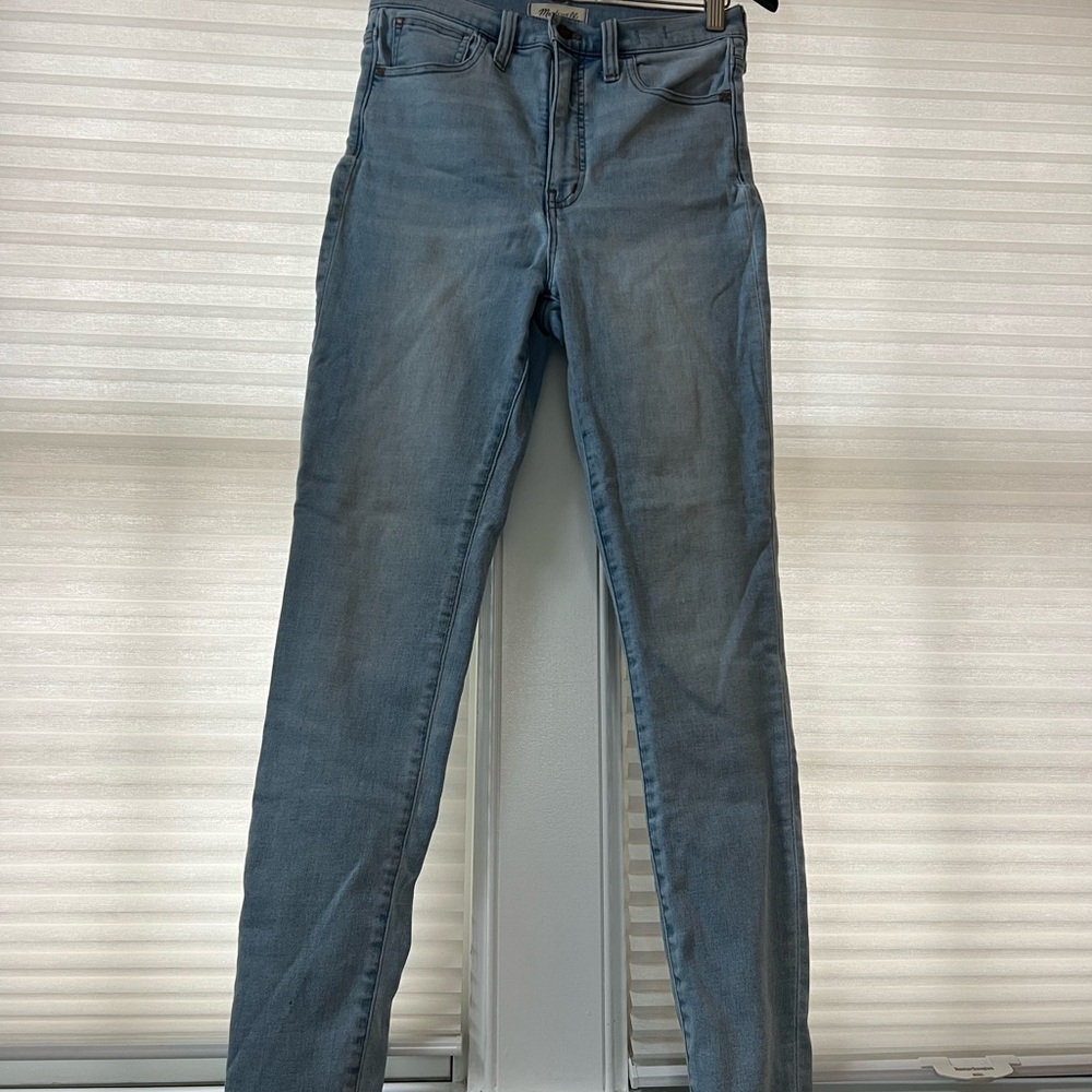 Madewell High Rise Light Blue Jeans